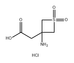 2-(3-氨基-1,1-二氧噻吩-3-基)乙酸盐酸盐, 2243512-78-7, 结构式