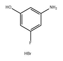 Phenol, 3-amino-5-fluoro-, hydrobromide (1:1) Struktur