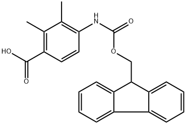 4-(((((9H-芴-9-基)甲氧基)羰基)氨基)-2,3-二甲基苯甲酸,2243515-05-9,结构式