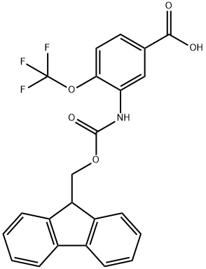 2243515-63-9 3-(((((9H-芴-9-基)甲氧基)羰基)氨基)-4-(三氟甲氧基)苯甲酸