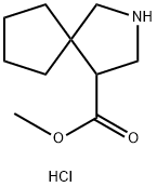 Methyl 2-azaspiro[4.4]nonane-4-carboxylate hydrochloride Struktur