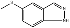 5-(Methylthio)-1H-indazole Structure