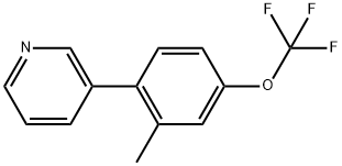 2244393-29-9 Pyridine, 3-[2-methyl-4-(trifluoromethoxy)phenyl]-