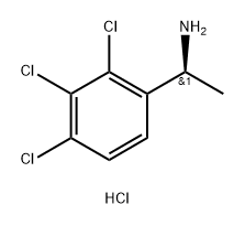 (1S)-1-(2,3,4-三氯苯基)乙-1-胺盐酸盐,2244712-63-6,结构式