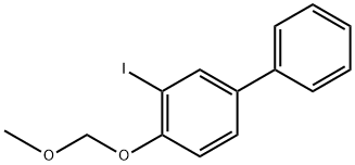 3-Iodo-4-(methoxymethoxy)-1,1'-biphenyl Structure