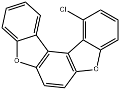 Benzo[1,2-b:4,3-b′]bisbenzofuran, 1-chloro- Struktur