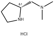 2-Pyrrolidinemethanamine, N,N-dimethyl-, hydrochloride (1:1), (2R)- Struktur