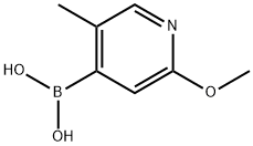 (2-甲氧基-5-甲基吡啶-4-基)硼酸,2246370-65-8,结构式