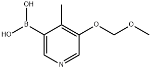 (5-(甲氧基甲氧基)-4-甲基吡啶-3-基)硼酸, 2246371-09-3, 结构式