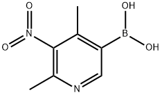 (4,6-二甲基-5-硝基吡啶-3-基)硼酸,2246371-28-6,结构式