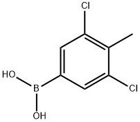 (3,5-Dichloro-4-methylphenyl)boronic acid,2246635-34-5,结构式