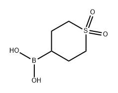 (1,1-dioxo-1lambda6-thian-4-yl)boronic acid Structure