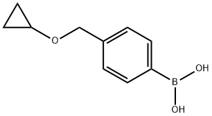 4-(CYCLOPROPYLMETHOXY)PHENYLBORONIC ACID Structure