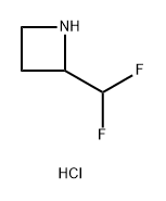 Azetidine, 2-(difluoromethyl)-, hydrochloride (1:1) Structure