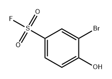 3-bromo-4-hydroxybenzene-1-sulfonyl fluoride,2247107-25-9,结构式