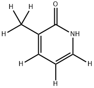 3-甲基吡啶-2(1H)-酮-D6,2247350-40-7,结构式
