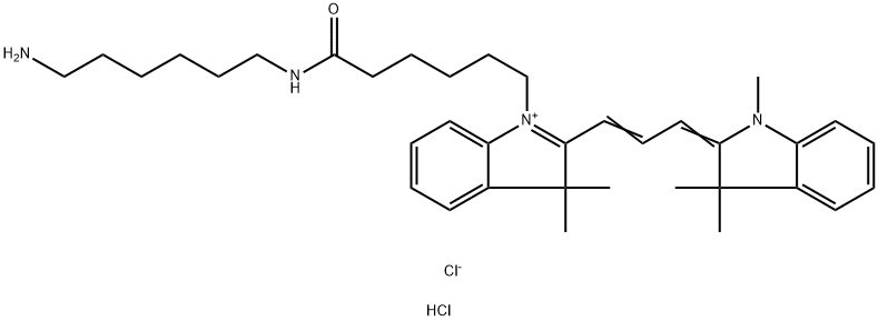 Cyanine3 amine Structure