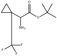 Amino-(1-trifluoromethyl-cyclopropyl)-acetic acid tert-butyl ester|