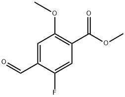 methyl 5-fluoro-4-formyl-2-methoxybenzoate|