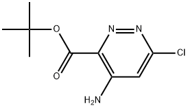 1,1-Dimethylethyl 4-amino-6-chloro-3-pyridazinecarboxylate Structure