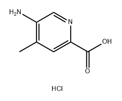 5-氨基-4-甲基吡啶甲酸盐酸盐,2248334-35-0,结构式