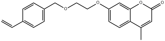 7-[2-[(4-Ethenylphenyl)methoxy]ethoxy]-4-methyl-2H-1-benzopyran-2-one|7-[2-[(4-乙烯基苯基)甲氧基]乙氧基]-4-甲基-2H-1-苯并吡喃-2-酮