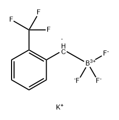 potassium trifluoro(2-(trifluoromethyl)benzyl)borate 化学構造式