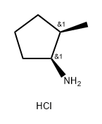 (1S,2R)-2-甲基环戊烷-1-胺盐酸盐,2248730-49-4,结构式