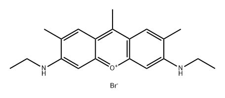 Xanthylium, 3,6-bis(ethylamino)-2,7,9-trimethyl-, bromide (1:1) (ACI) 结构式