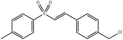 1-(氯甲基)-4-[(1E)-2-[(4-甲基苯基)磺酰基]乙烯基]苯, 2250026-95-8, 结构式