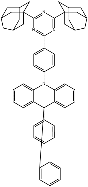 10-[4-[4,6-Di(adamantan-1-yl)-1,3,5-triazin-2-yl]phenyl]-9,9-diphenyl-9,10-dihydroacridine|(PURIFIED BY SUBLIMATION)