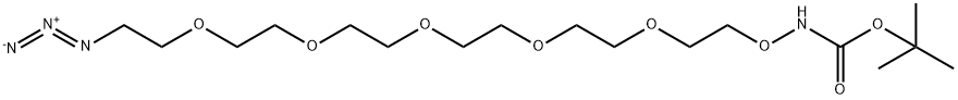 t-Boc-Aminooxy-PEG5-azide, 2250216-95-4, 结构式