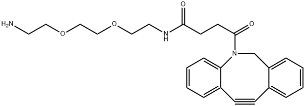 DBCO-PEG2-amine 结构式