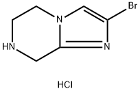 2-BROMO-5,6,7,8-TETRAHYDROIMIDAZO[1,2-A]PYRAZINE 2HCL Structure