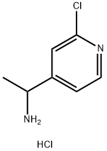 1-(2-Chloropyridin-4-yl)ethan-1-amine dihydrochloride Struktur