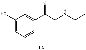 2-(Ethylamino)-1-(3-hydroxyphenyl)ethanone (Hydrochloride)
 Structure