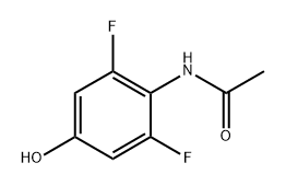 Acetamide,  N-(2,6-difluoro-4-hydroxyphenyl)-,  radical  ion(1+)  (9CI) Structure