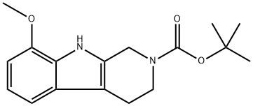 tert-Butyl 8-methoxy-3,4-dihydro-1H-pyrido[3,4-b]indole-2(9H)-carboxylate|8-甲氧基-3,4-二氢-1H-吡啶[3,4-B]吲哚-2(9H)-羧酸叔丁酯