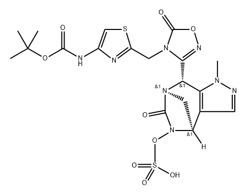 rel-1,1-Dimethylethyl N-[2-[[5-oxo-3-[(4R,7R, 8S)-4,5,6,8-tetrahydro-1-methyl-6-oxo-5- (sulfooxy)-1H Structure