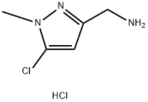 1H-Pyrazole-3-methanamine, 5-chloro-1-methyl-, hydrochloride (1:1)|(5-氯-1-甲基-1H-吡唑-3-基)甲胺盐酸盐