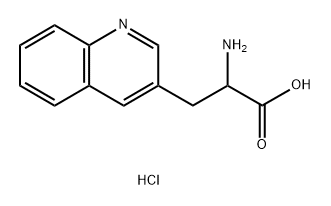 2-AMINO-3-(3-QUINOLYL)PROPANOIC ACID DIHYDROCHLORIDE 结构式