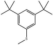 (3,5-Di-tert-butylphenyl)(methyl)sulfane 结构式