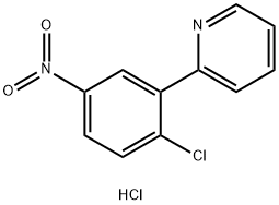 2-(2-Chloro-5-nitrophenyl)pyridine hydrochloride Structure