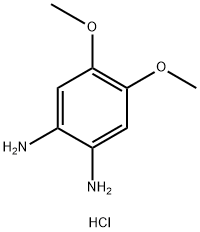 1,2-Diamino-4,5-dimethoxybenzene Hydrochloride Structure