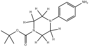tert-butyl 4-(4-aminophenyl)piperazine-1-carboxylate-d8,2256741-79-2,结构式