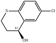 (S)-6-chlorothiochroman-4-ol 结构式