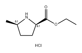 ethyl (5R)-5-methyl-D-prolinate hydrochloride Structure