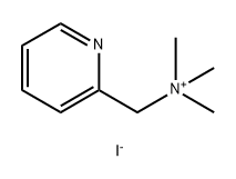 N,N,N-三甲基-1-(吡啶-2-基)甲铵碘化物 结构式