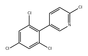 2-Chloro-5-(2,4,6-trichlorophenyl)pyridine,22652-21-7,结构式