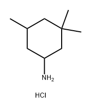 Cyclohexanamine, 3,3,5-trimethyl-, hydrochloride (1:1) 结构式